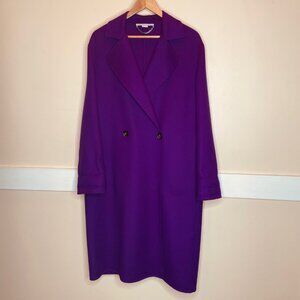 Stella McCartney magenta coat Euro 42/US 10
